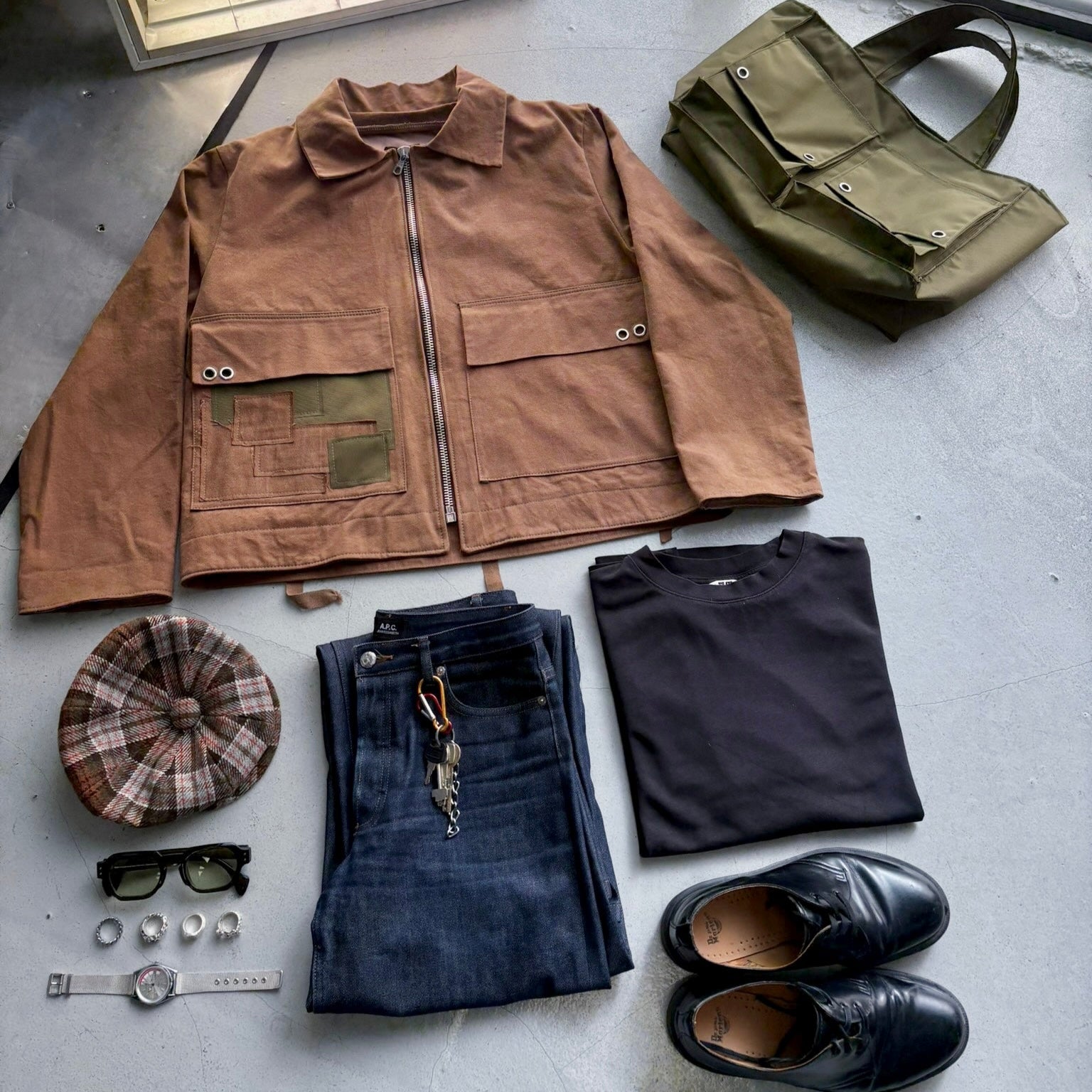 MILITARY ZIPPER JACKET