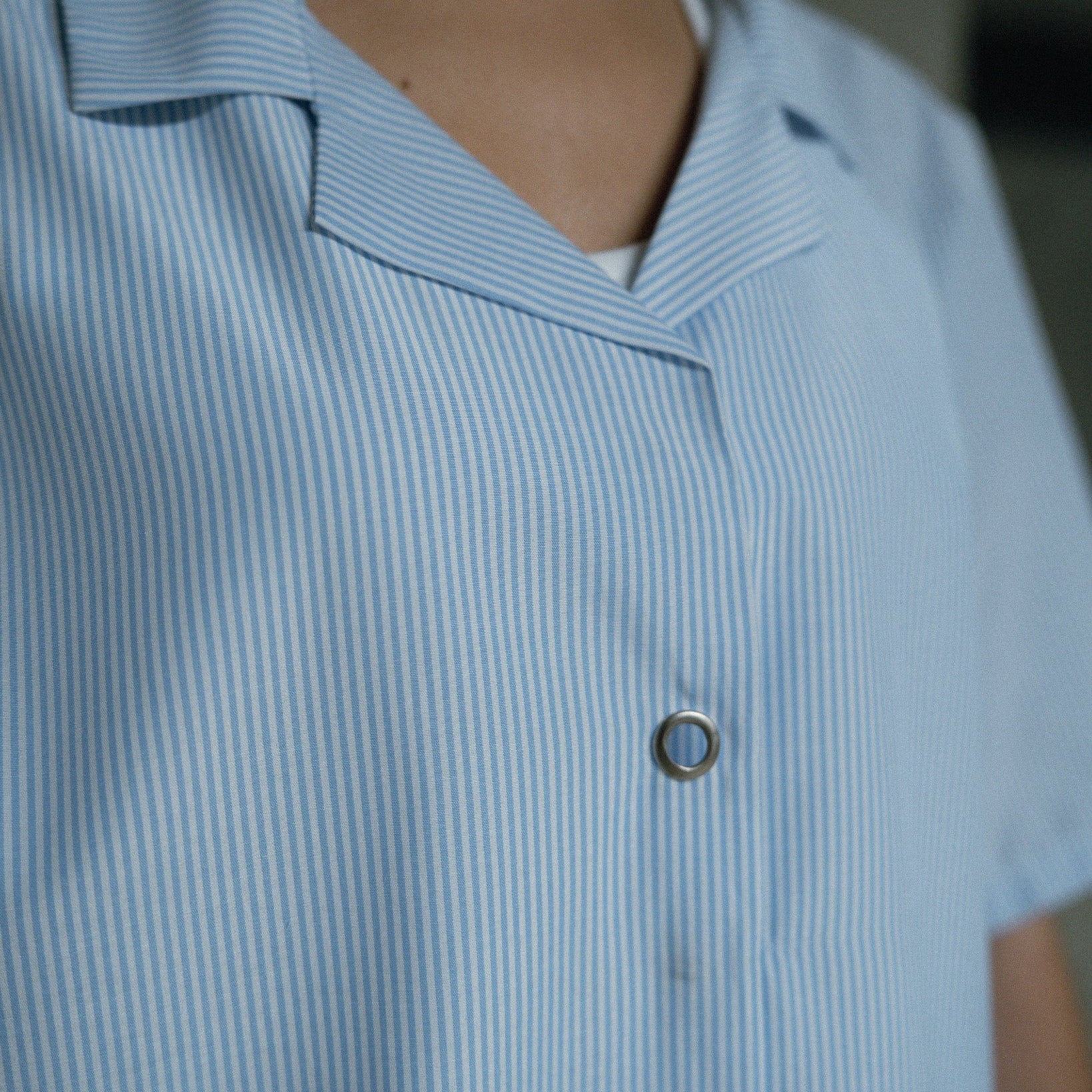 BLUE BOWLING SHIRT